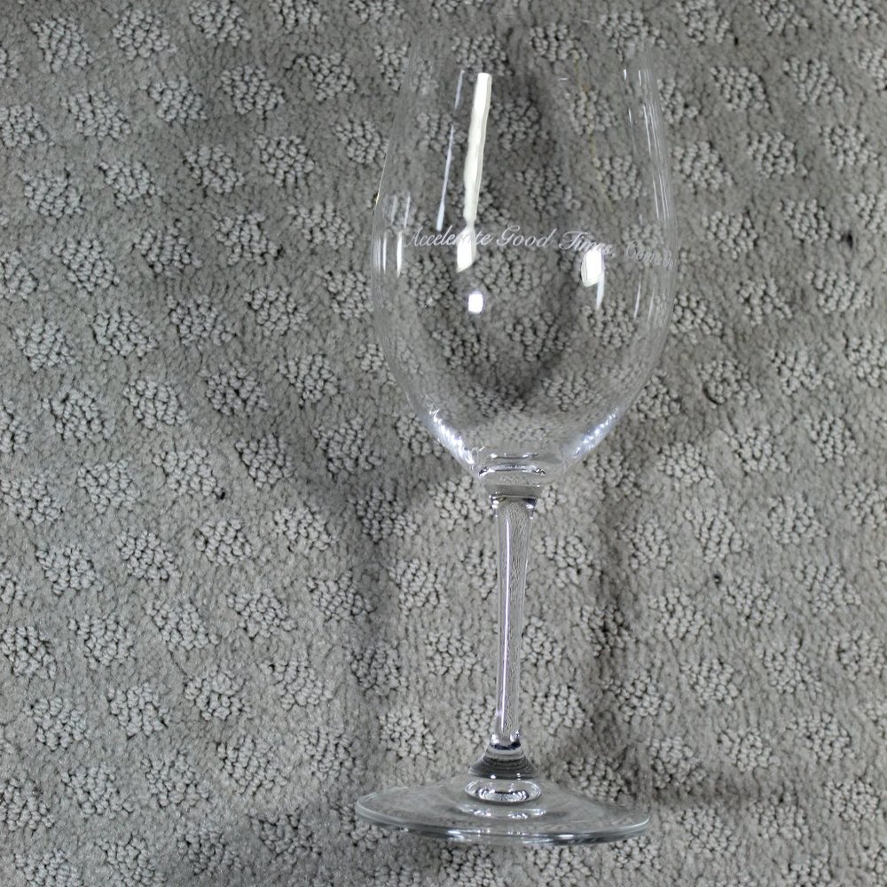 Riedel "Accelerate Good Times, Come on!" 9” Wine Glass